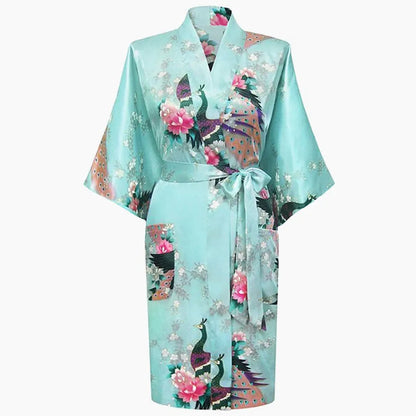 Kimono court Satin Polyester Femme