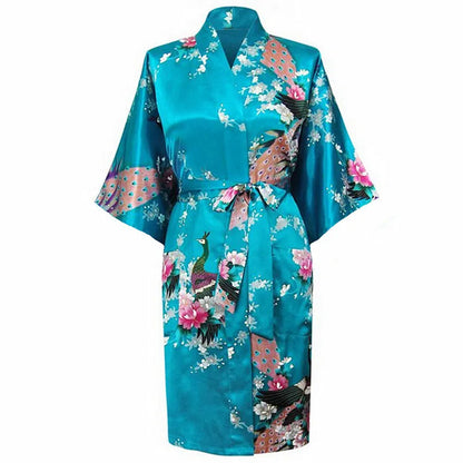 Kimono court Satin Polyester Femme