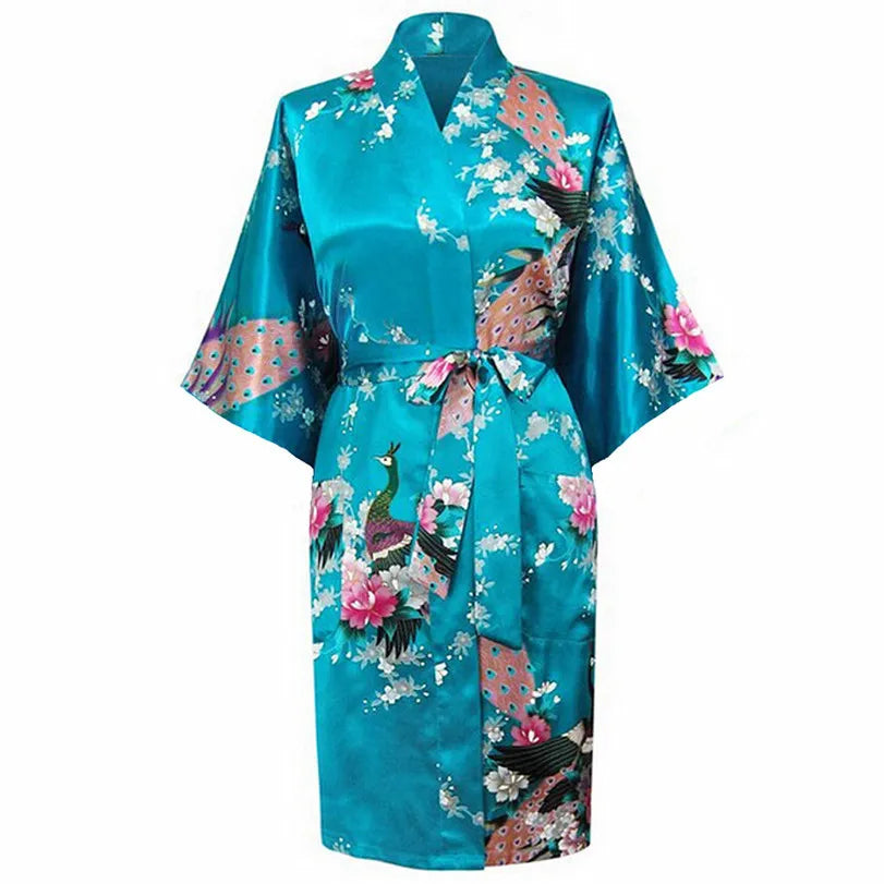 Kimono court Femme Satin 3 en 1