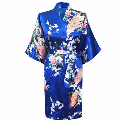 Kimono court Satin Polyester Femme