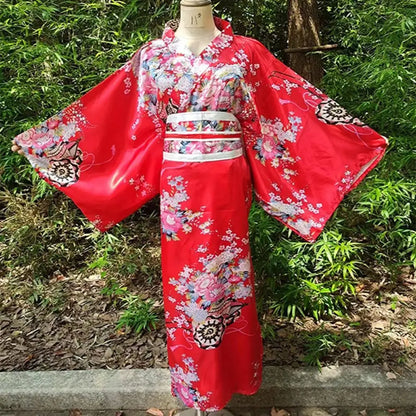 Kimono traditionnel Japonais coton/polyester Femme