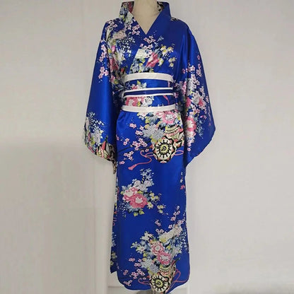 Kimono traditionnel Japonais coton/polyester Femme