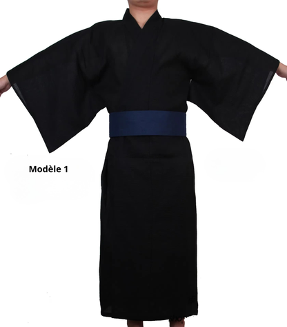 Kimono Japonais Homme Coton sans ceinture