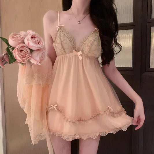 Nuisette sexy satin Polyester Femme