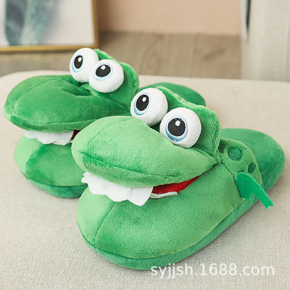 Pantoufle Coton Crocodile