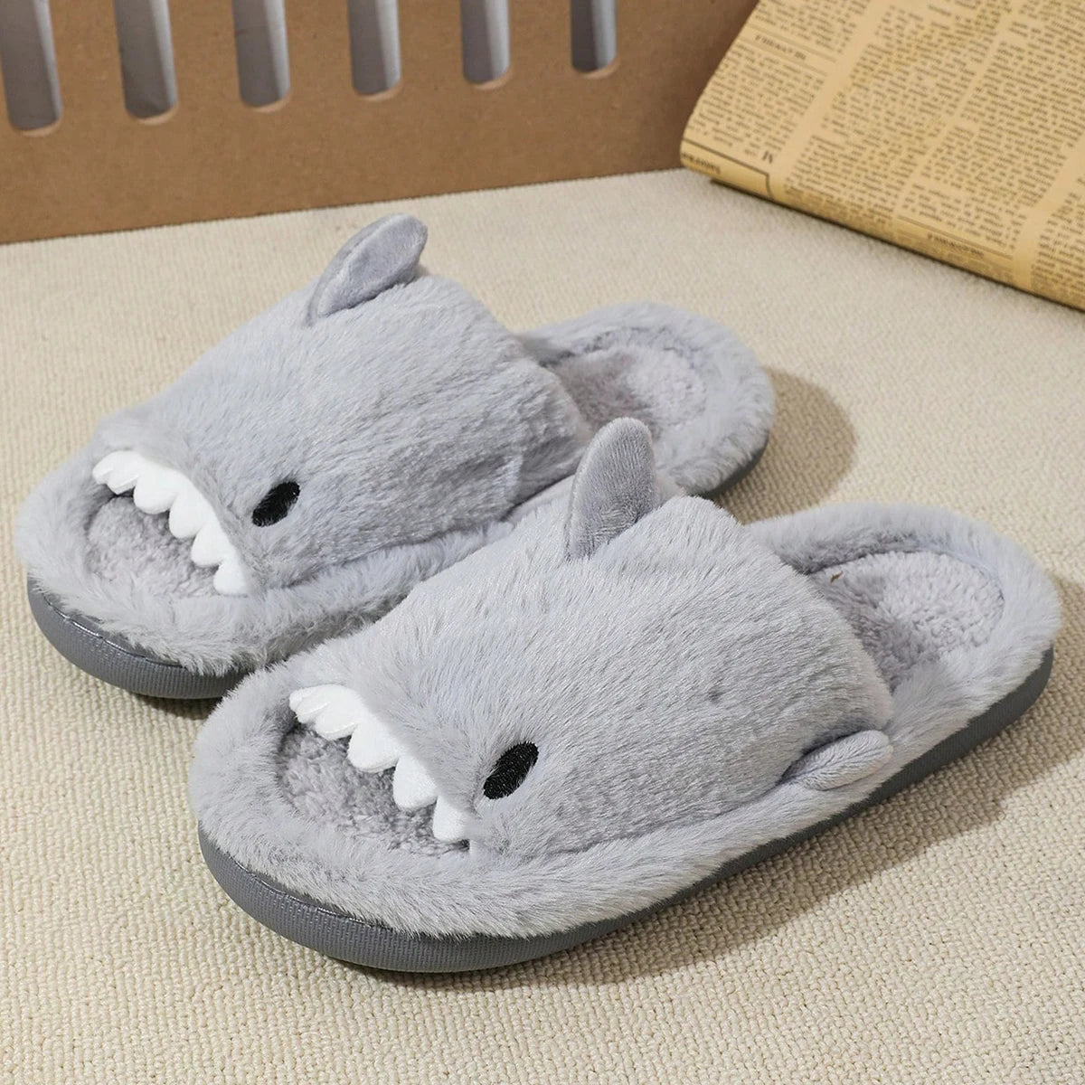 Pantoufle Requin Polyester