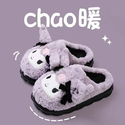 Pantoufle Coton Hello Kitty Kuromi