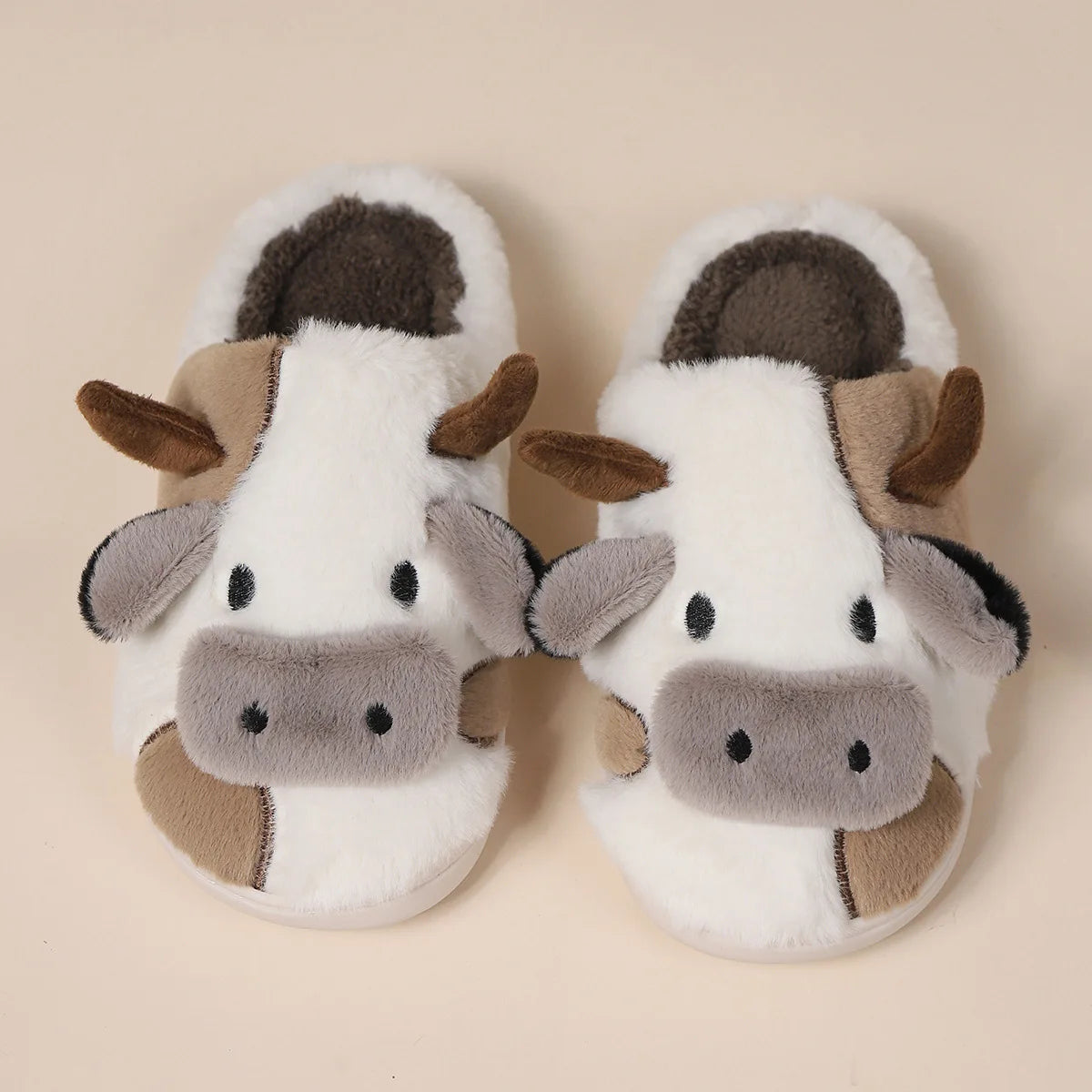 Pantoufle Coton Vache et Chat collection