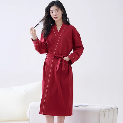 Peignoir Homme et Femme 100% Coton Printemps/Automne