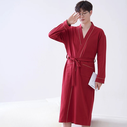 Peignoir Homme et Femme 100% Coton Printemps/Automne