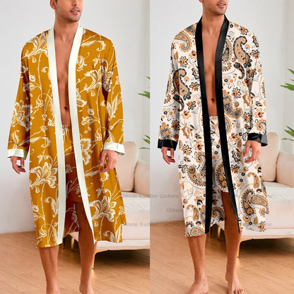 Peignoir 2 Pièces Polyester/Rayon Homme