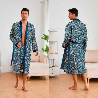 Peignoir 2 Pièces Polyester/Rayon Homme