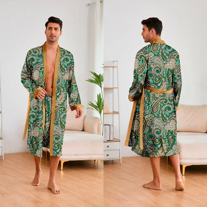 Peignoir 2 Pièces Polyester/Rayon Homme
