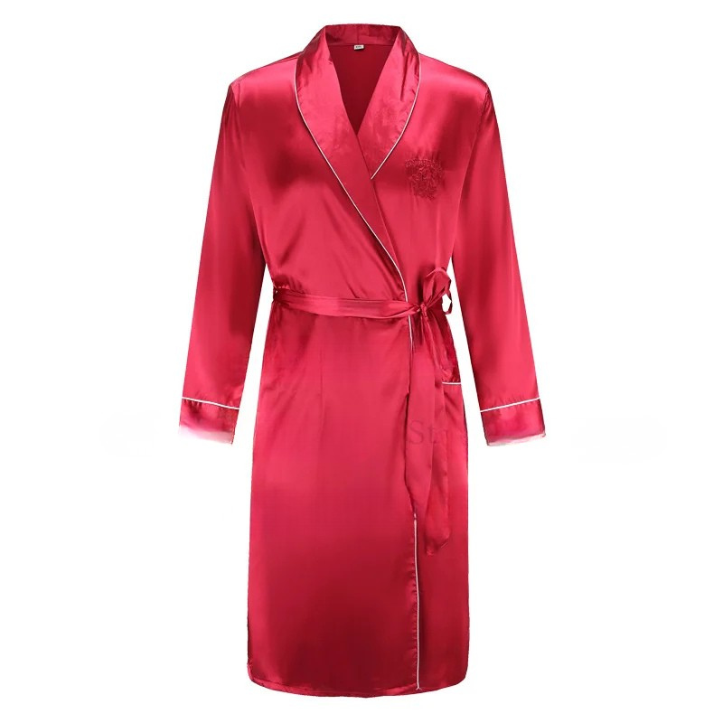 Peignoir Homme Satiné