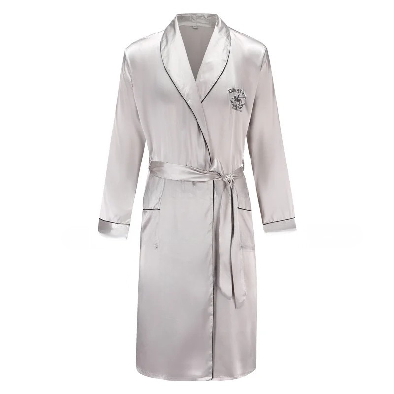 Peignoir Homme Satiné