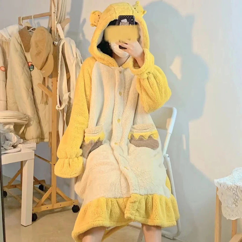 Peignoir Animaux Flanelle