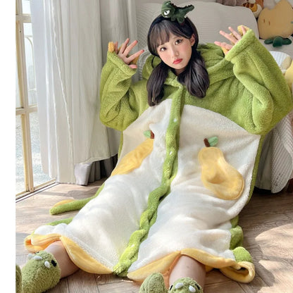 Peignoir Animaux Flanelle