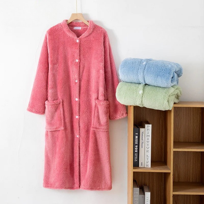 Peignoir Unisexe Automne/Hiver Flanelle/Polaire Polyester