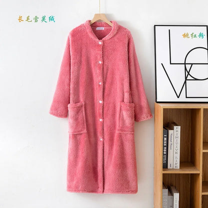 Peignoir Automne/Hiver Flanelle/Polaire Polyester Unisexe