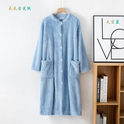 Peignoir Automne/Hiver Flanelle/Polaire Polyester Unisexe