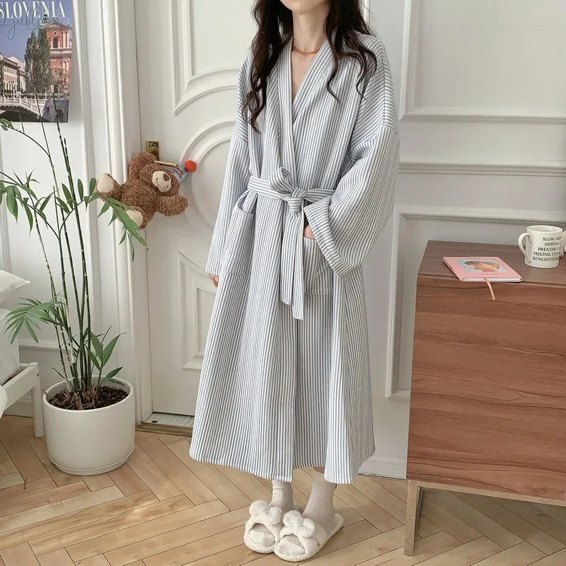 Peignoir Chaud Style Coréen Femme