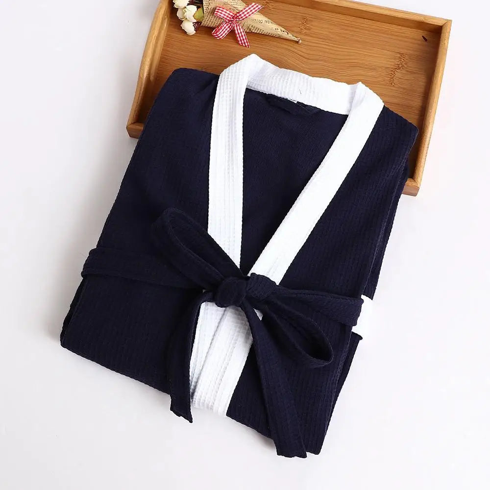 Peignoir Coton/Polyester Gaufré Printemps/Été Homme et Femme