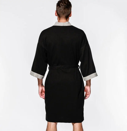 Peignoir Coton/Polyester Gaufré Printemps/Été Homme et Femme