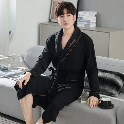 Peignoir Coton/Polyester Homme