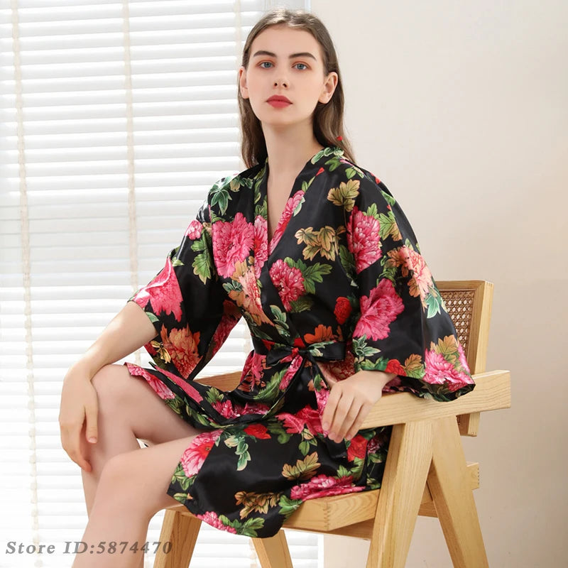 Peignoir Court et Long Femme