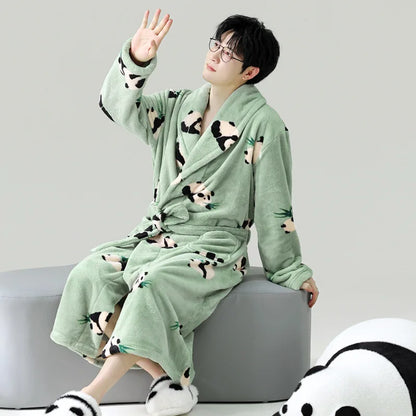 Peignoir Flanelle Polyester Homme