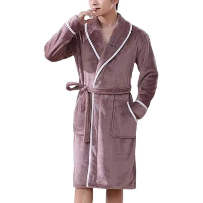 Peignoir Flanelle hiver polyester Homme