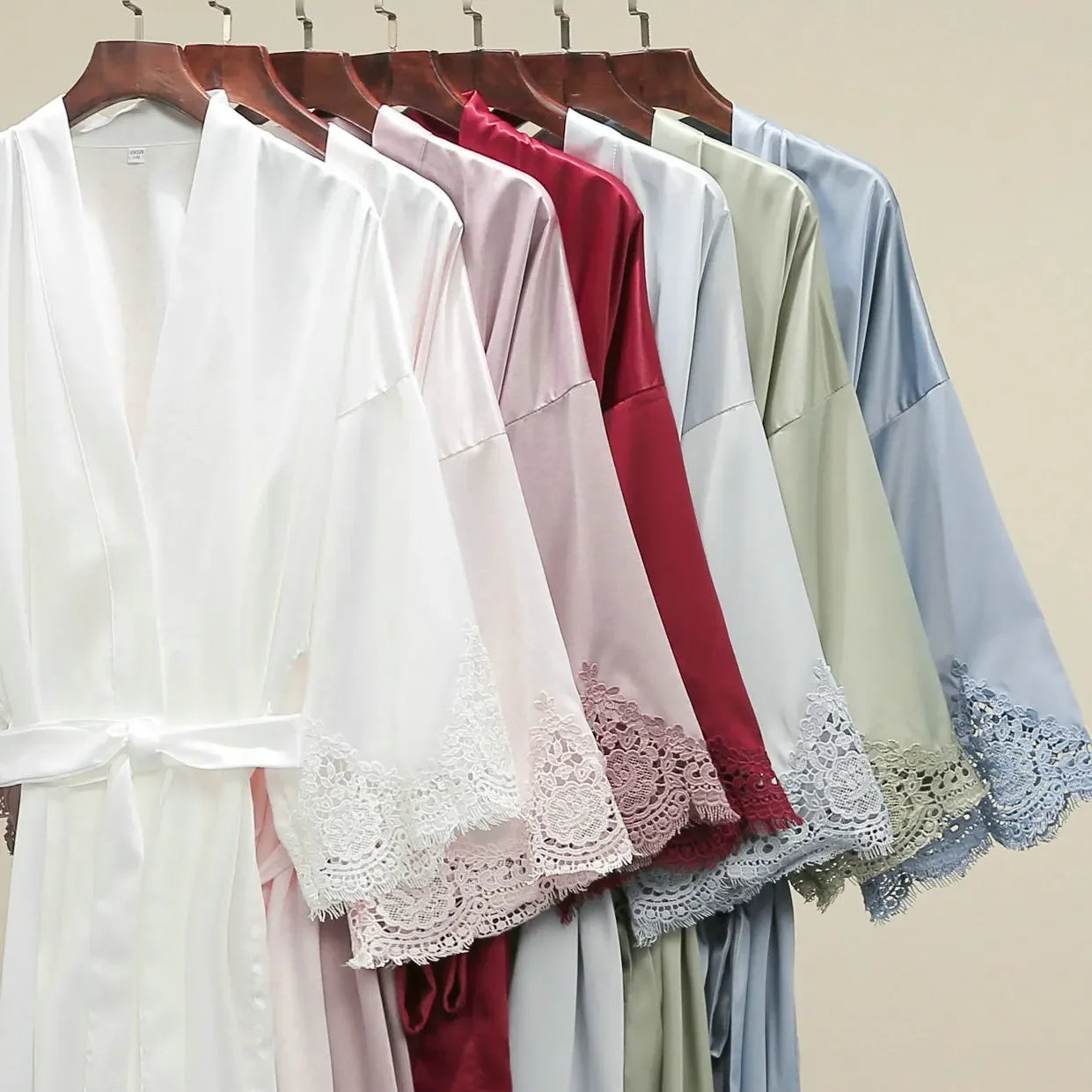 Peignoir Satin court Femme