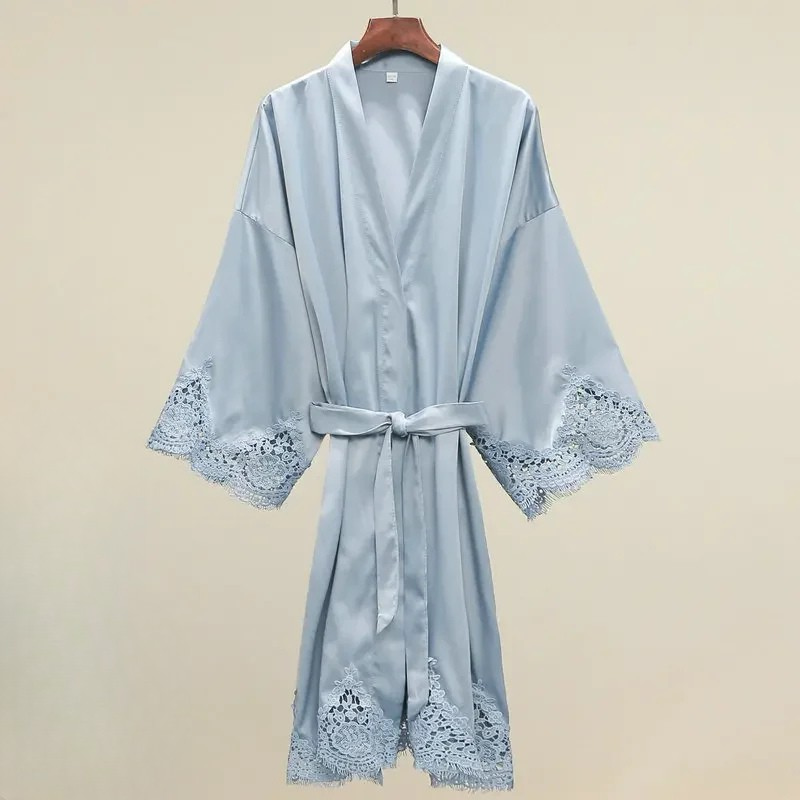 Peignoir Court Femme Satin