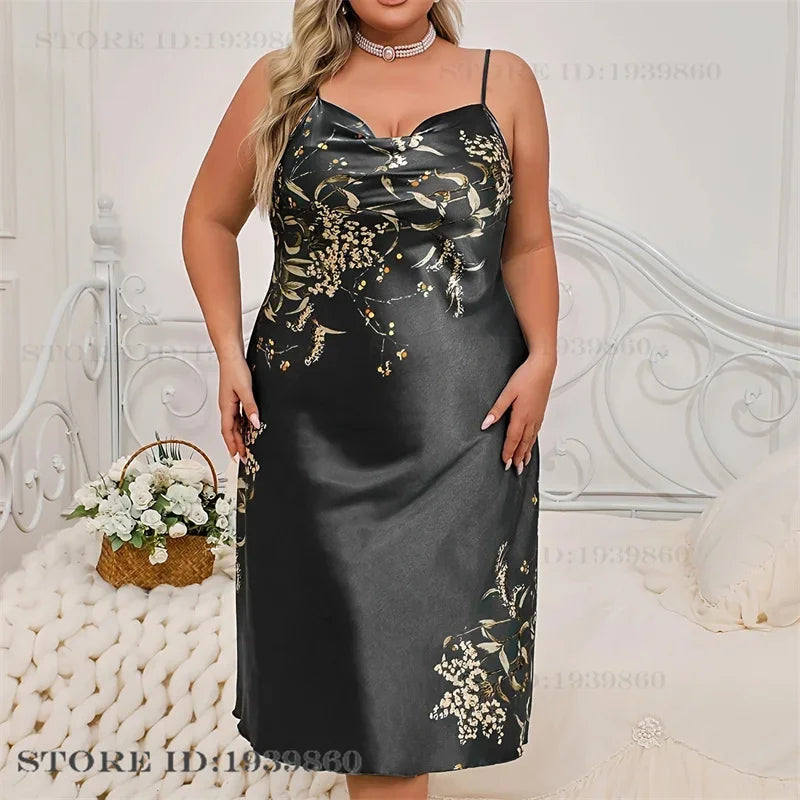 Peignoir Soie glacée petite et grande taille Femme