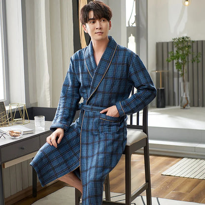 Peignoir Triple Couche Homme