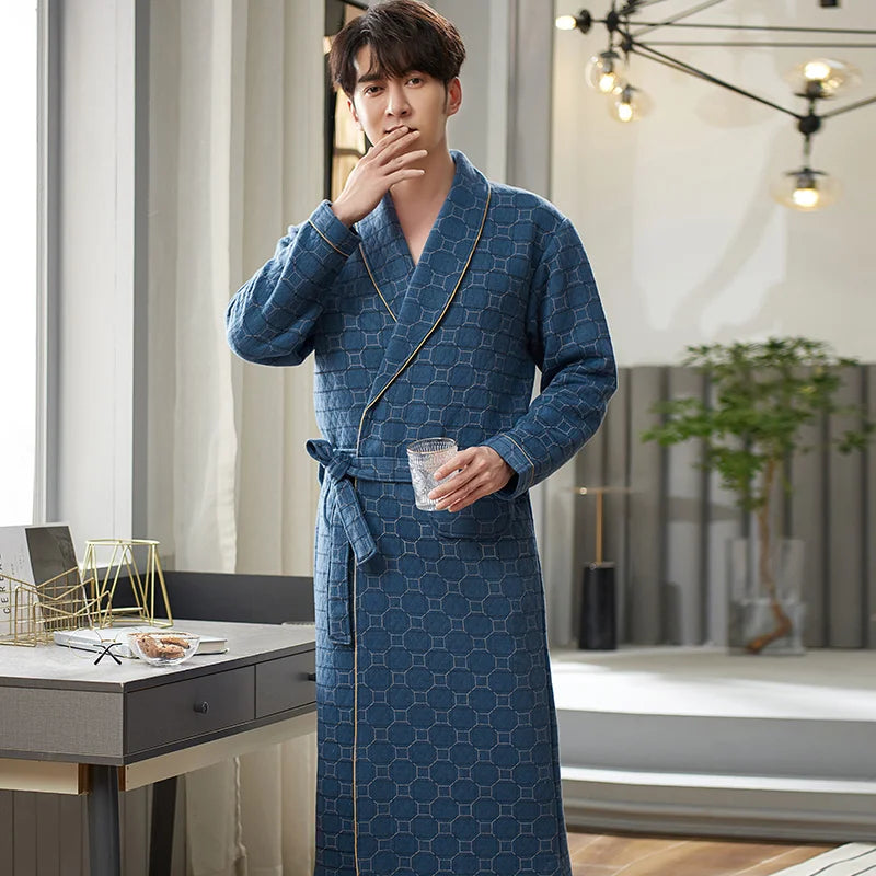 Peignoir Triple Couche Homme