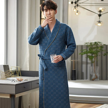 Peignoir Triple Couche Homme