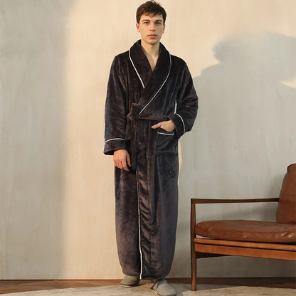 Peignoir Homme Flanelle classique confort