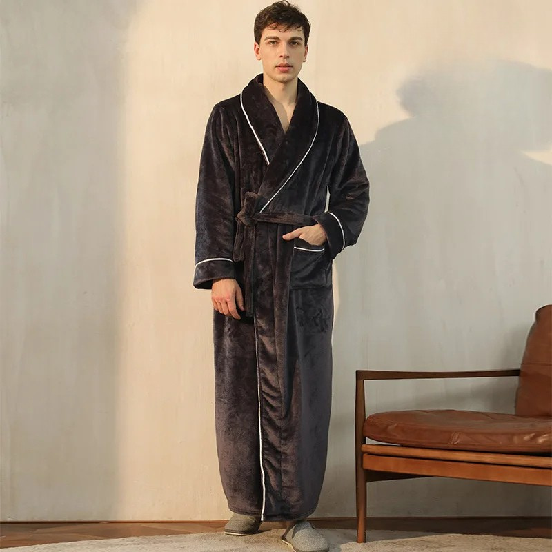 Peignoir Homme Flanelle classique confort