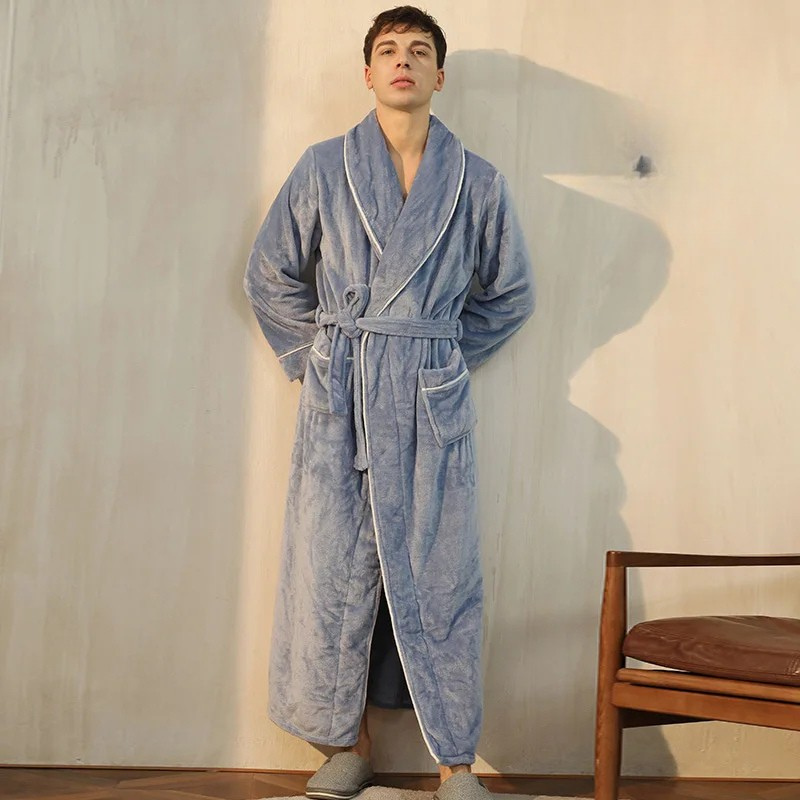 Peignoir Homme Flanelle classique confort