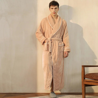 Peignoir Homme Flanelle classique confort