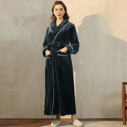 Peignoir Femme Flanelle classique confort