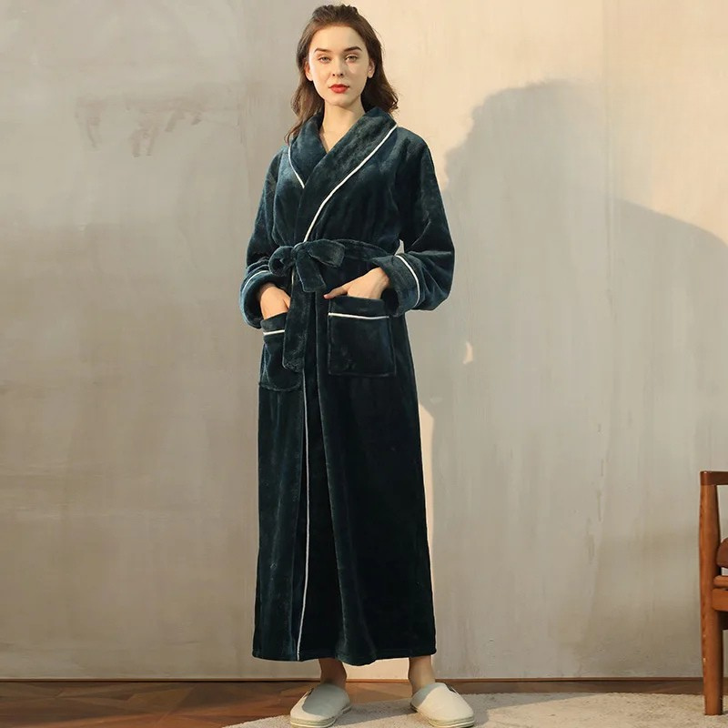 Peignoir Femme Flanelle classique confort