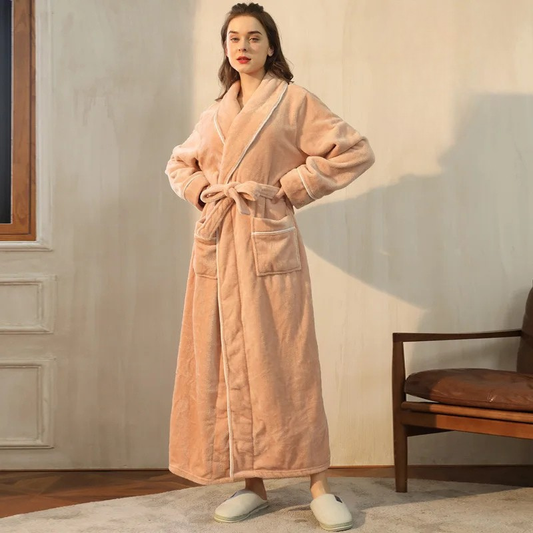 Peignoir Femme Flanelle classique confort