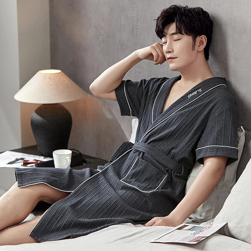 Peignoir coton/polyester Homme