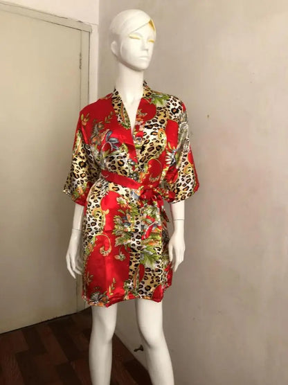 Peignoir court Satin Rayon/Polyester Femme