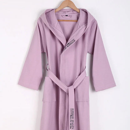 Peignoir de Bain Coton Gaufré Unisexe