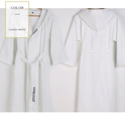 Peignoir de Bain Coton Gaufré Unisexe