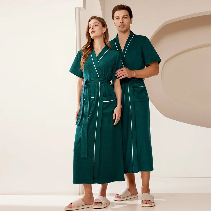 Peignoir de Bain Coton Homme et Femme
