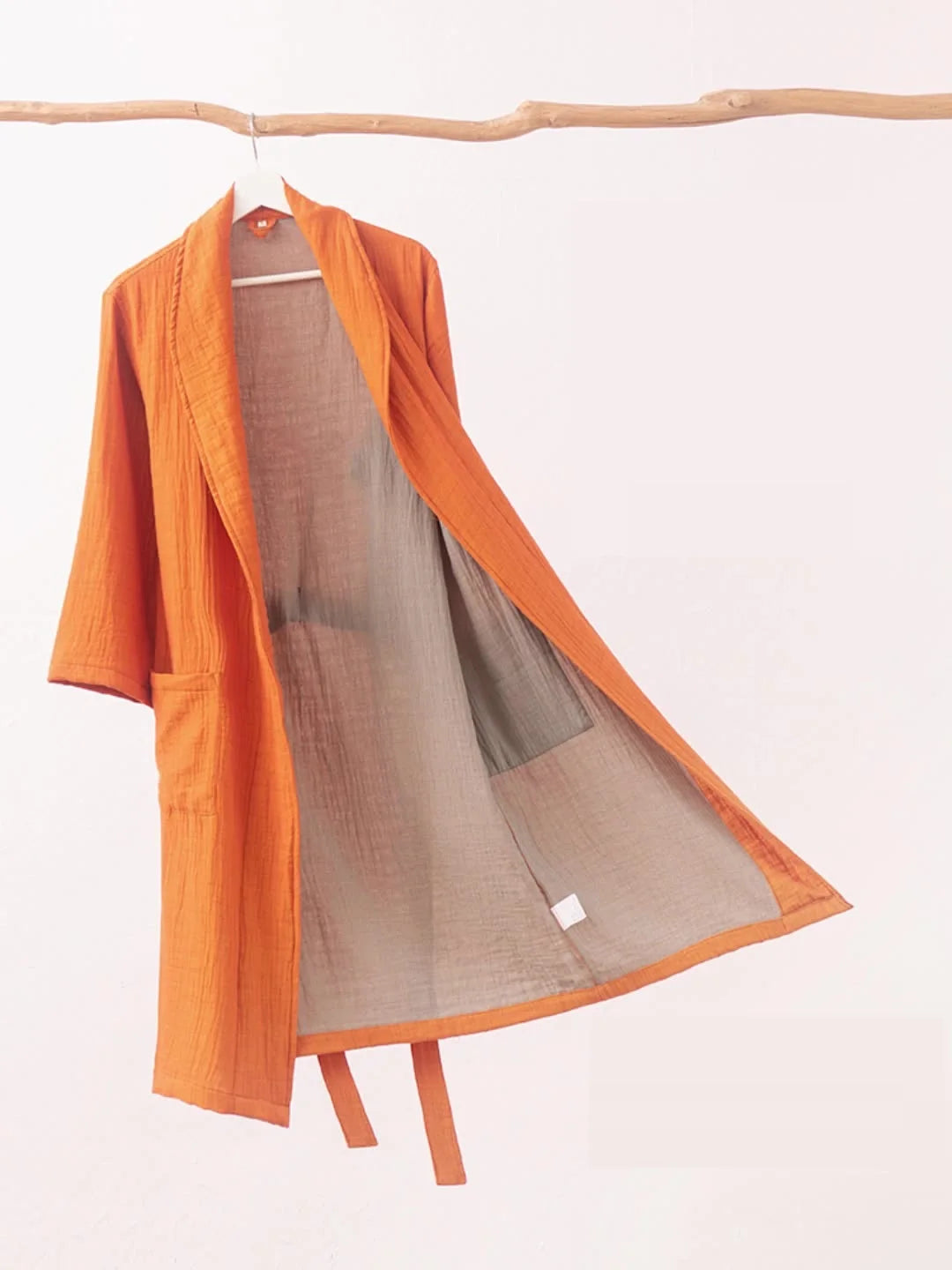 Peignoir de Bain Coton double couche Unisexe